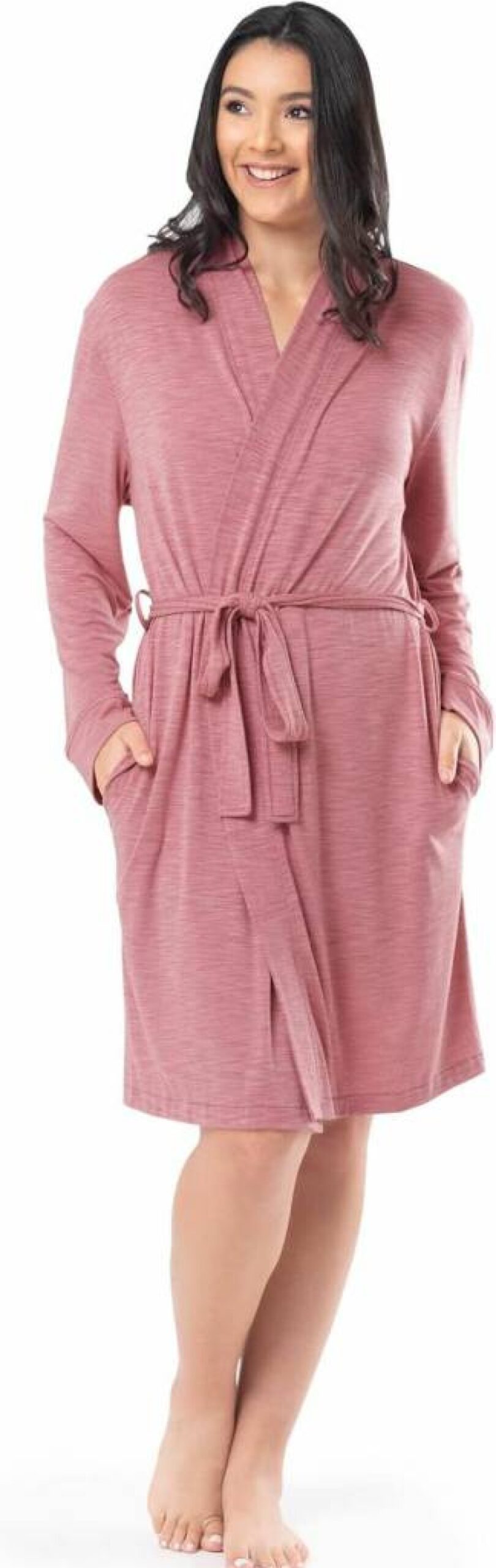 Fruit of the Loom Women's Soft Breathable Comfortable Lounge Robe for Relaxation