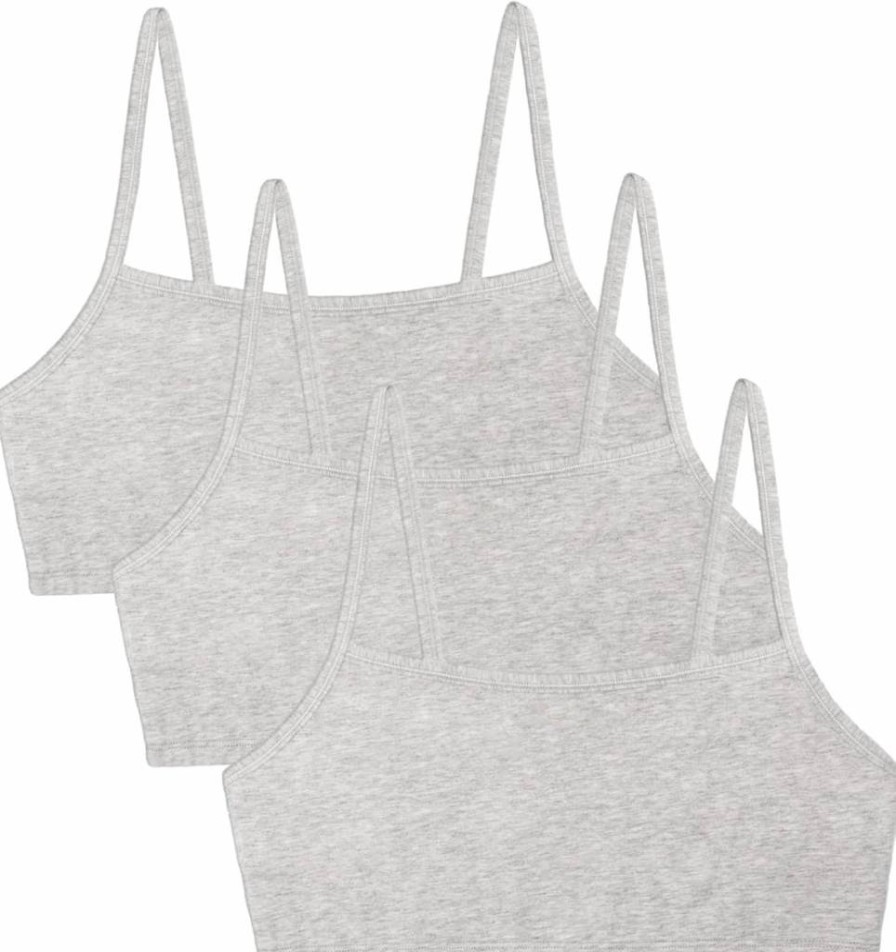 Fruit of the Loom Women's Cotton Sports Bra - Comfortable Spaghetti Strap Activewear for All-Day Wear