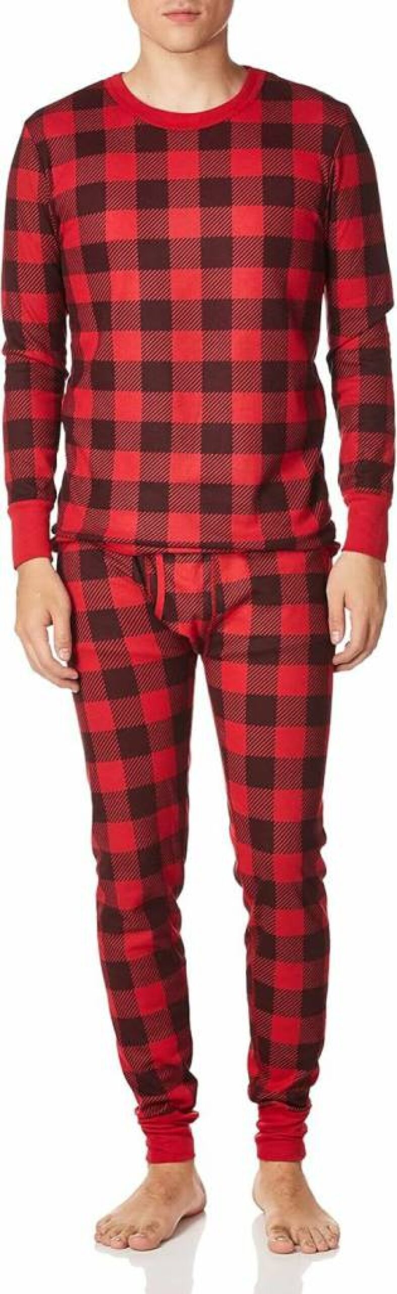 Fruit of the Loom Men's Eco-Friendly Recycled Cotton Waffle Thermal Underwear Set - Top & Bottom