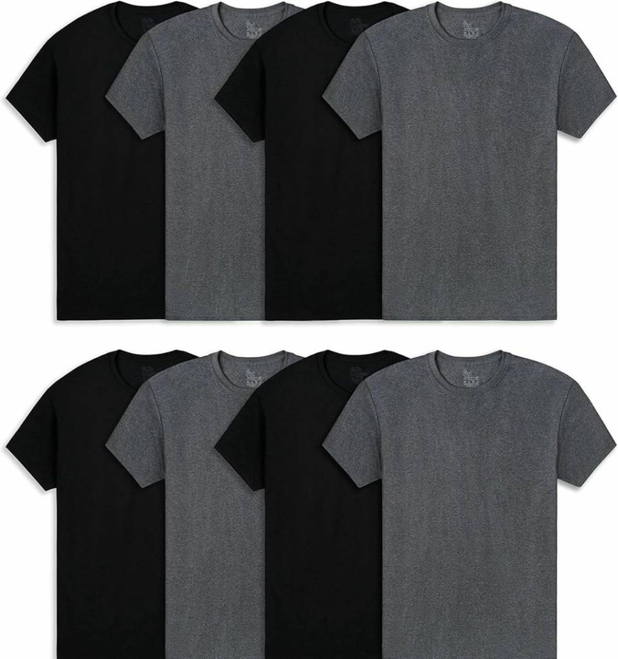 Fruit of the Loom Men's Lightweight Breathable Cotton Blend Undershirts for Active Wear
