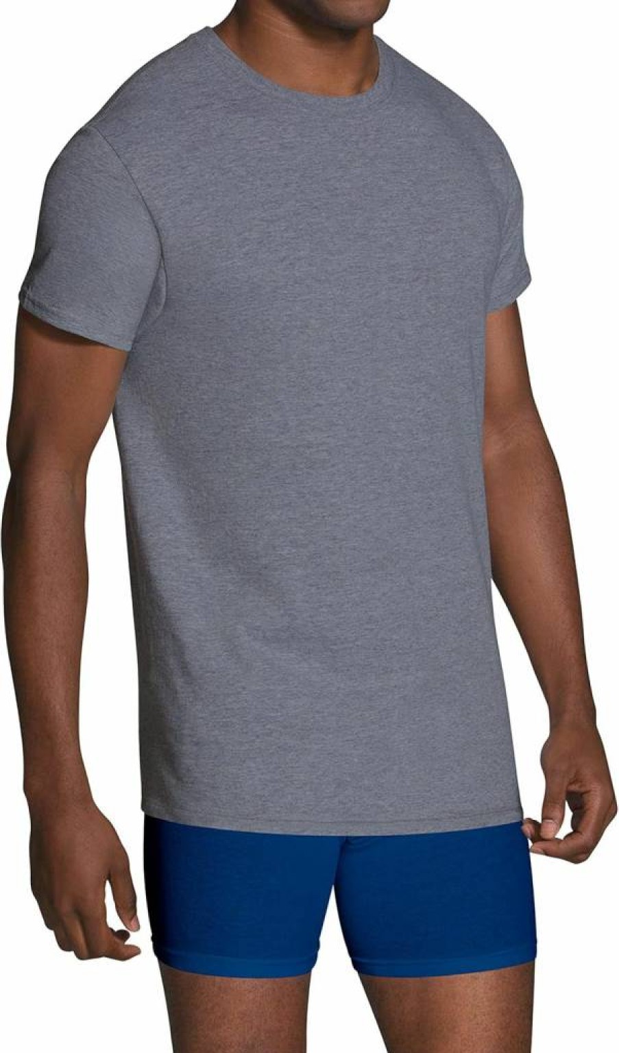 Fruit of the Loom Men's Lightweight Breathable Cotton Blend Undershirts for Active Wear