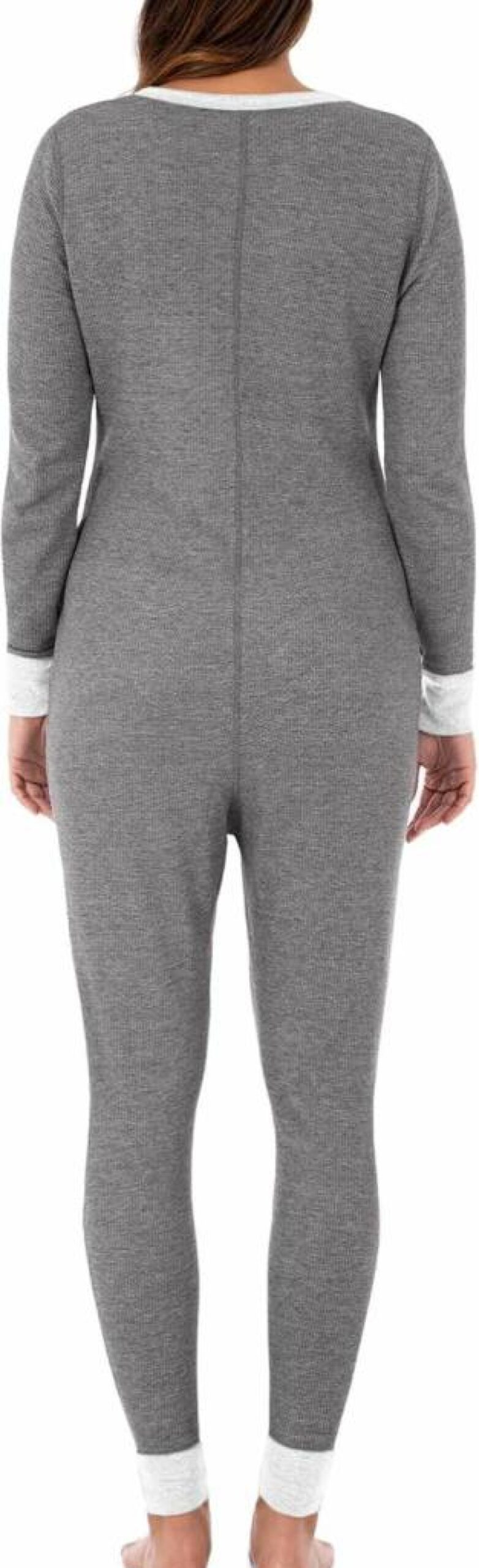 Fruit of the Loom Women's Micro Waffle Thermal Union Suit - Premium Comfort & Warmth
