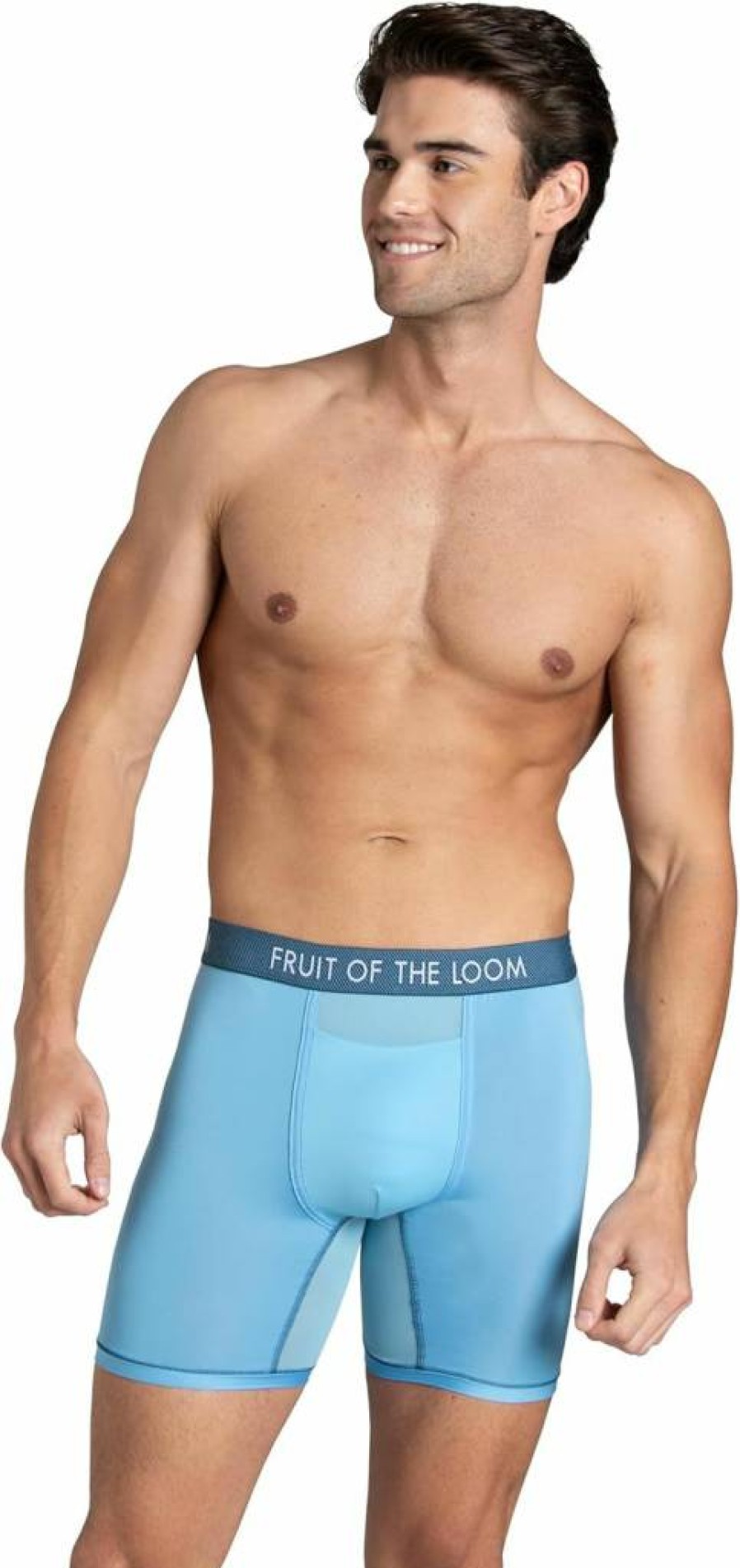 Fruit of the Loom Men's Boxer Briefs - Lightweight, Breathable, Quick-Dry & Odor Control Underwear for Comfort