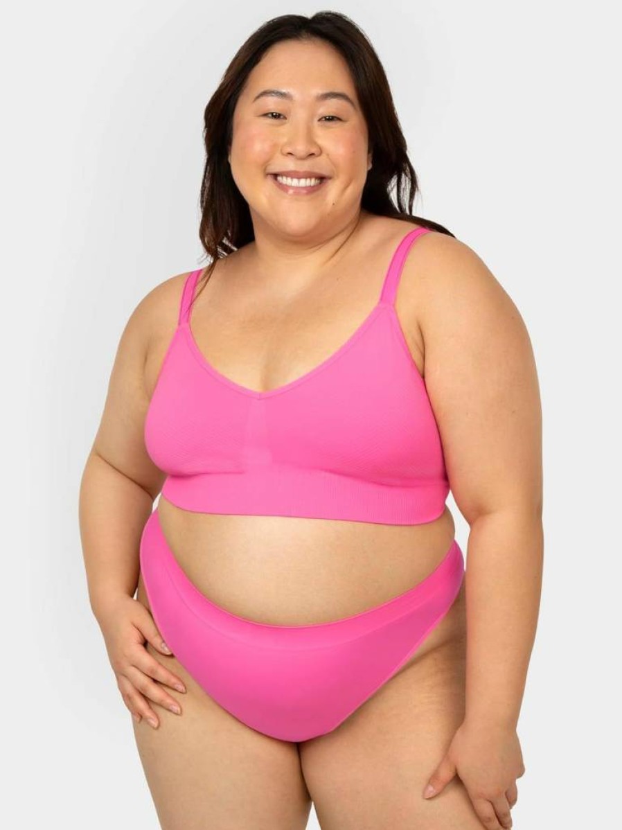 Fruit of the Loom Women's 3-Pack Seamless Thong Underwear - Breathable Comfort, Invisible Fit for Everyday Wear