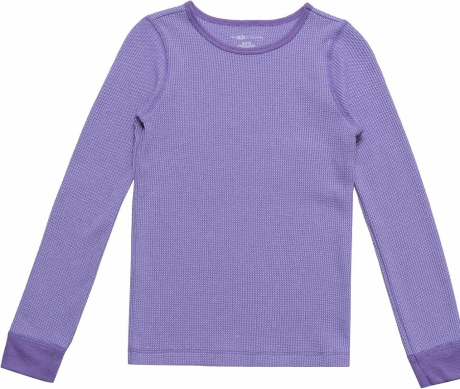 Fruit of the Loom Girls' Thermal Underwear Set - Soft Waffle-Knit Winter Base Layer Top & Bottom