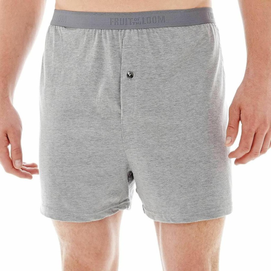 Fruit of the Loom Men's Big & Tall Tag-Free Comfort Underwear - Soft Cotton Breathable Boxer Briefs