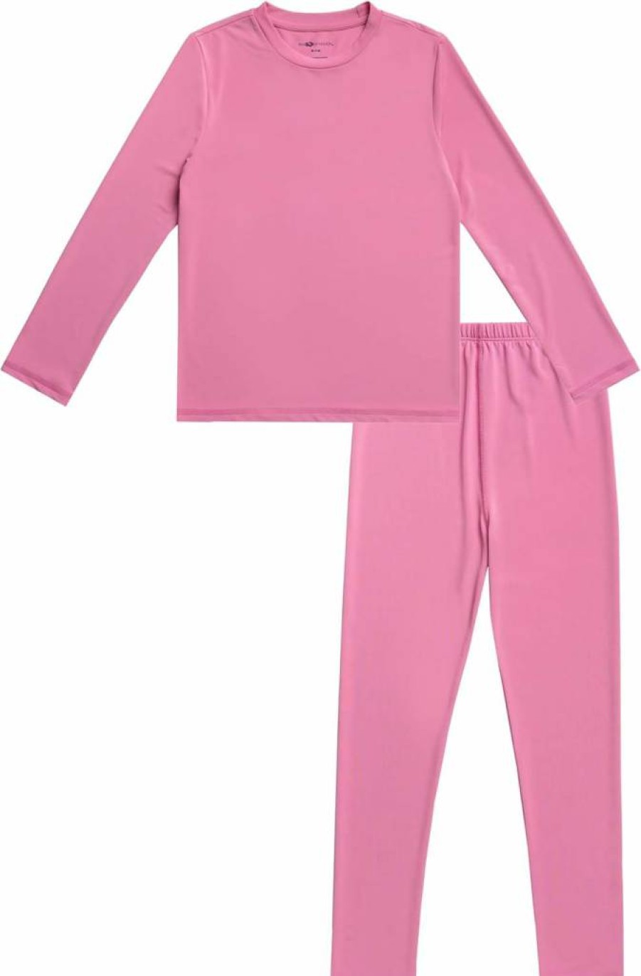 Fruit of the Loom Girls' Thermal Baselayer Set - Soft Performance Top & Bottom for Cold Weather