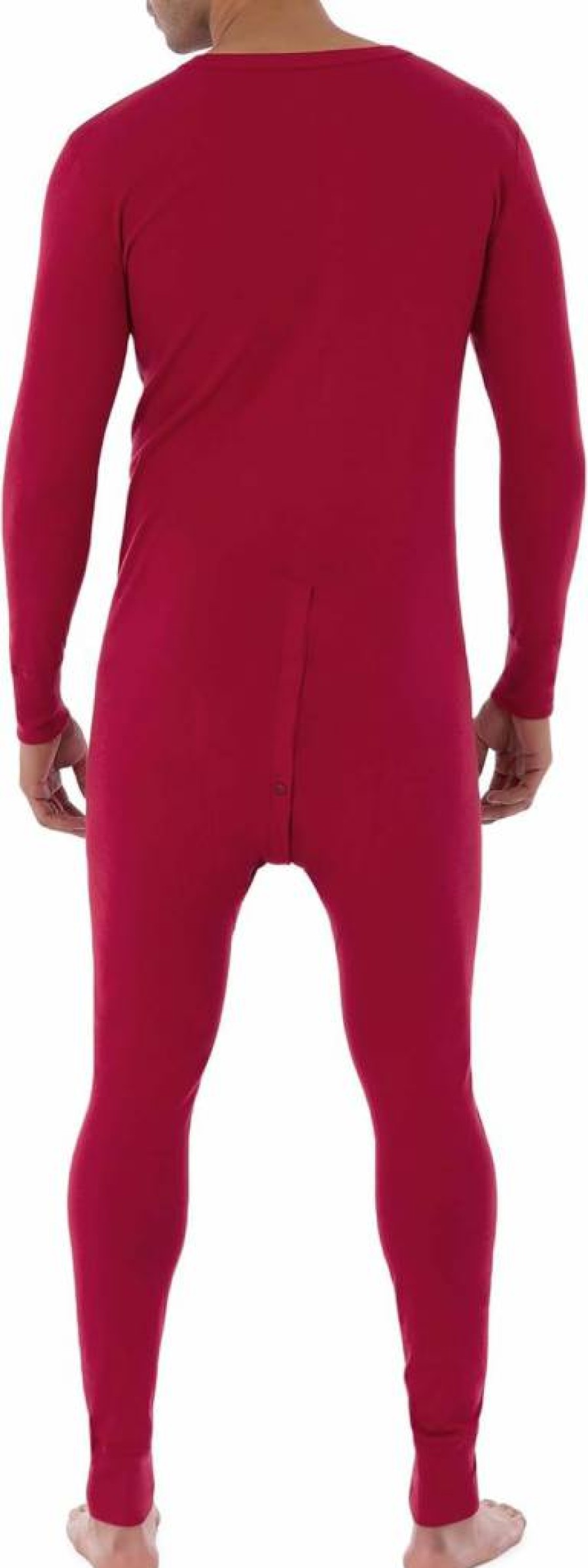 Fruit of the Loom Men's Premium Thermal Union Suit - Warm One-Piece Underwear for Cold Weather