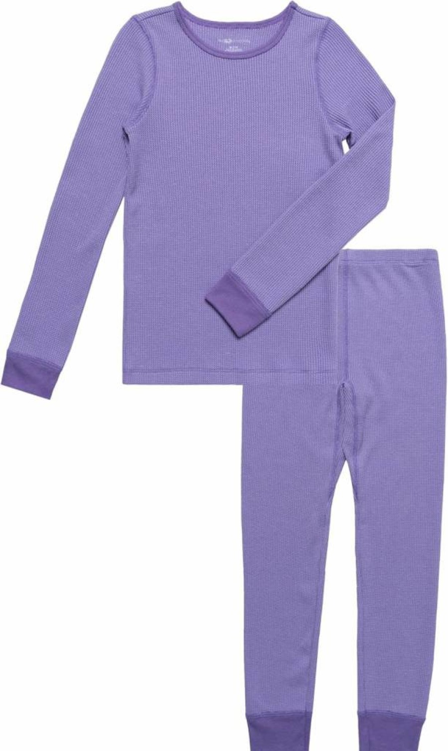 Fruit of the Loom Girls' Thermal Underwear Set - Soft Waffle Knit Winter Base Layer for Kids
