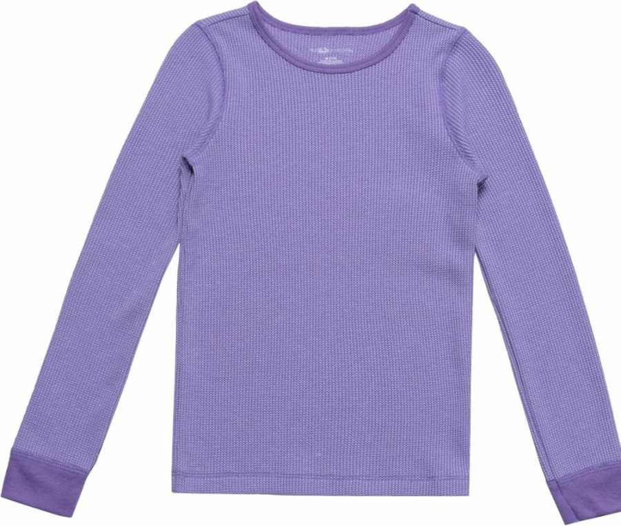 Fruit of the Loom Girls' Thermal Underwear Set - Soft Waffle Knit Winter Base Layer for Kids