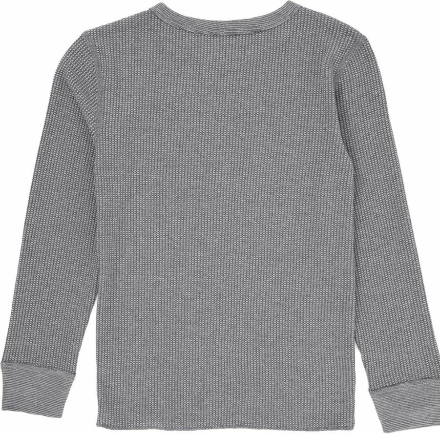 Fruit of the Loom Boys' 2-Pack Thermal Waffle Crewneck Shirts - Premium Warm Winter Tops