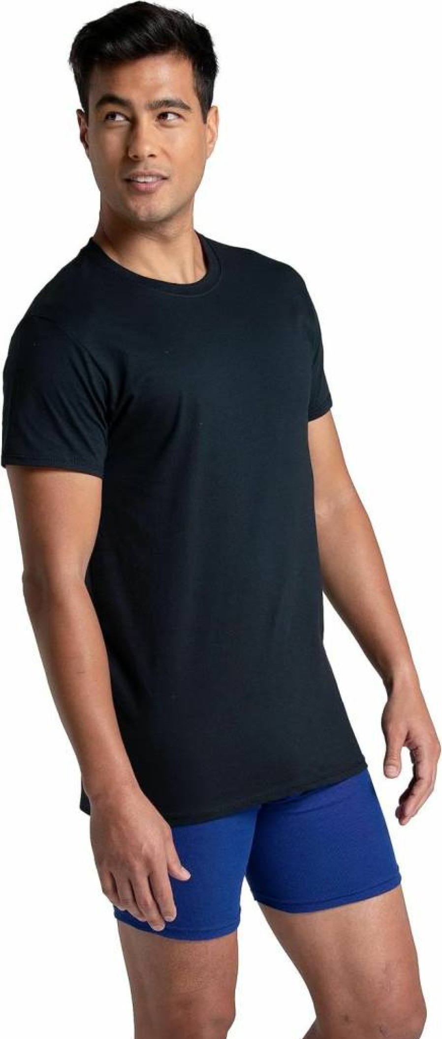 Fruit of the Loom Men's Moisture Wicking Crew Neck Undershirt Tag-Free Tee Big & Tall Sizes Available