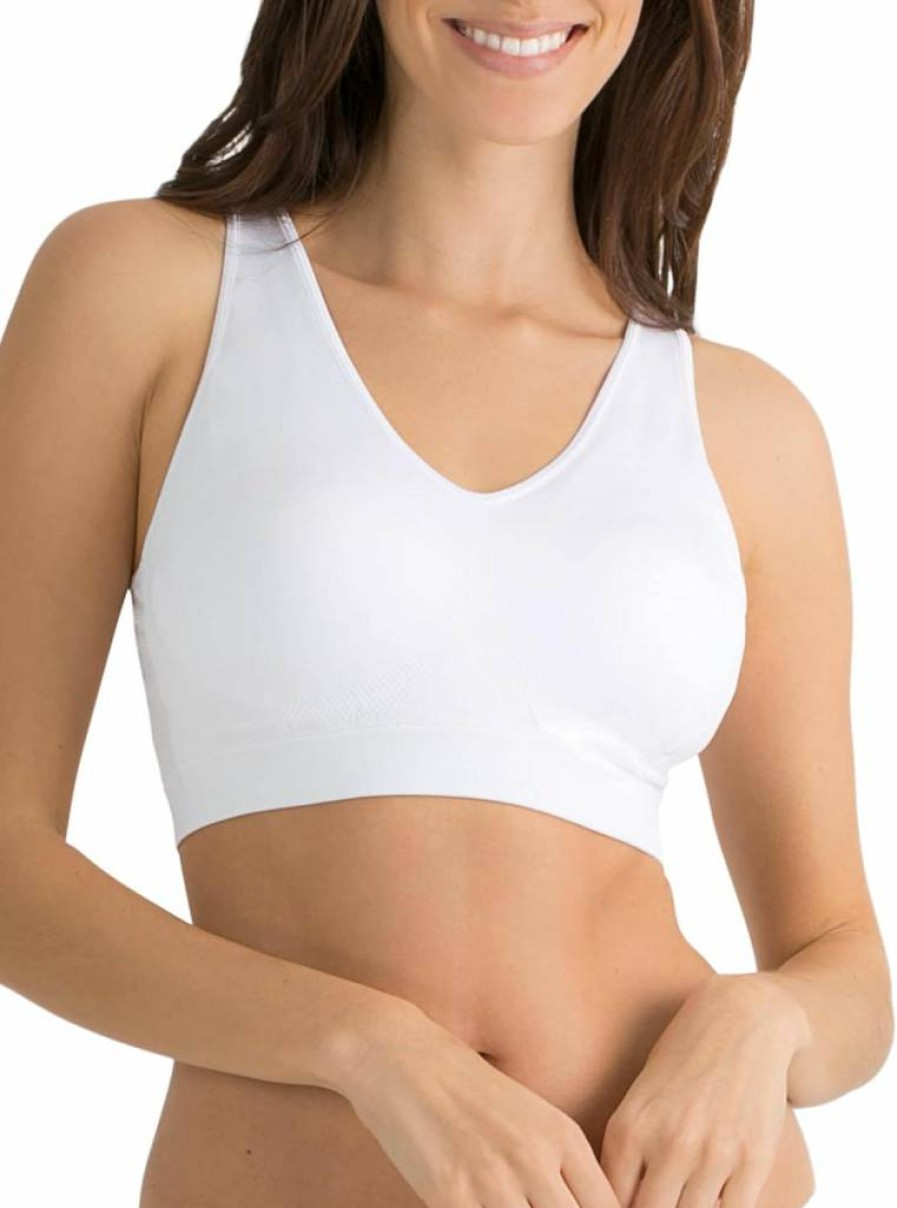 Fruit of the Loom Women's Comfortable Seamless Pullover Bra with Built-In Support - Wireless Soft Cup Bralette