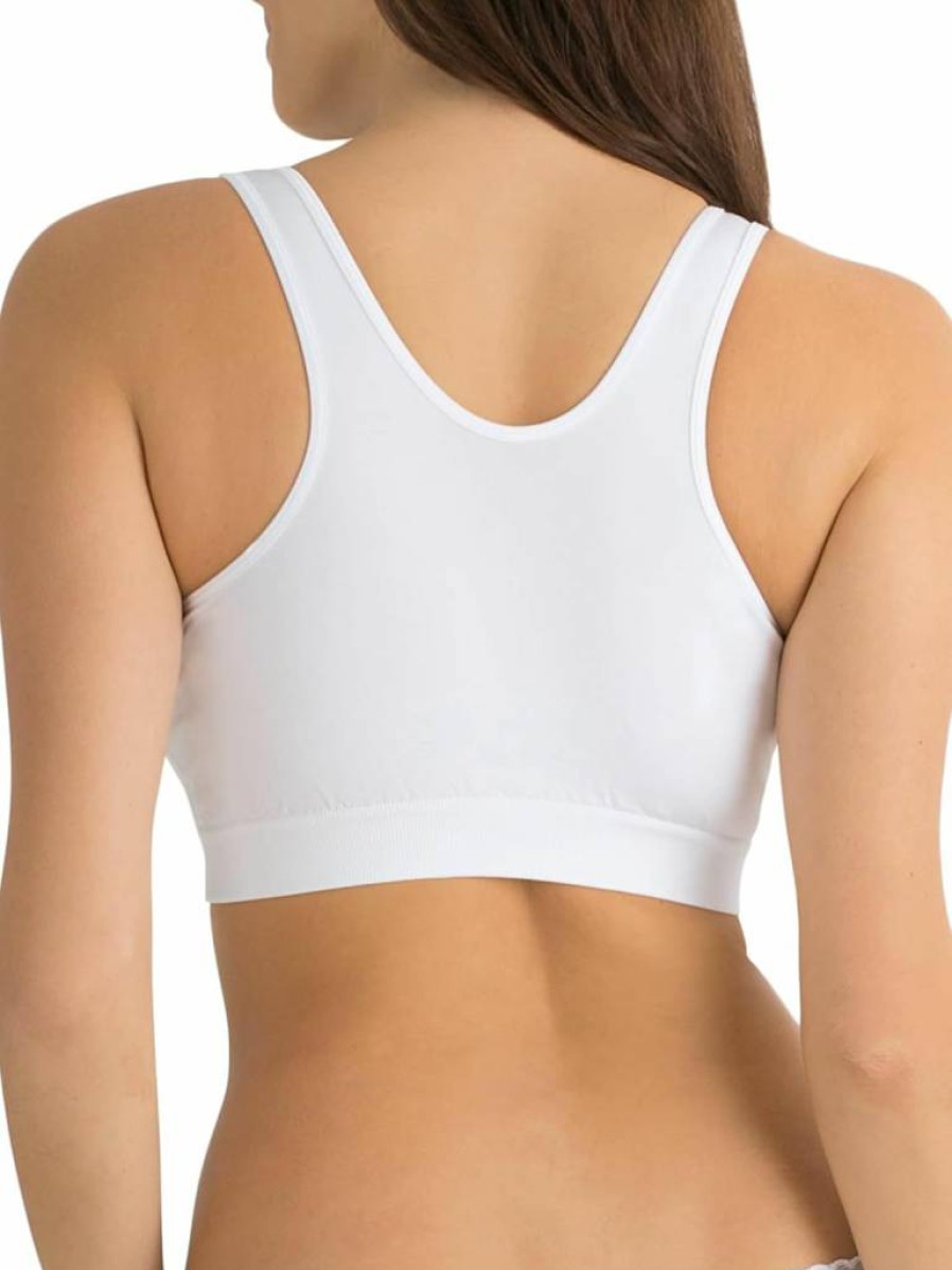 Fruit of the Loom Women's Comfortable Seamless Pullover Bra with Built-In Support - Wireless Soft Cup Bralette
