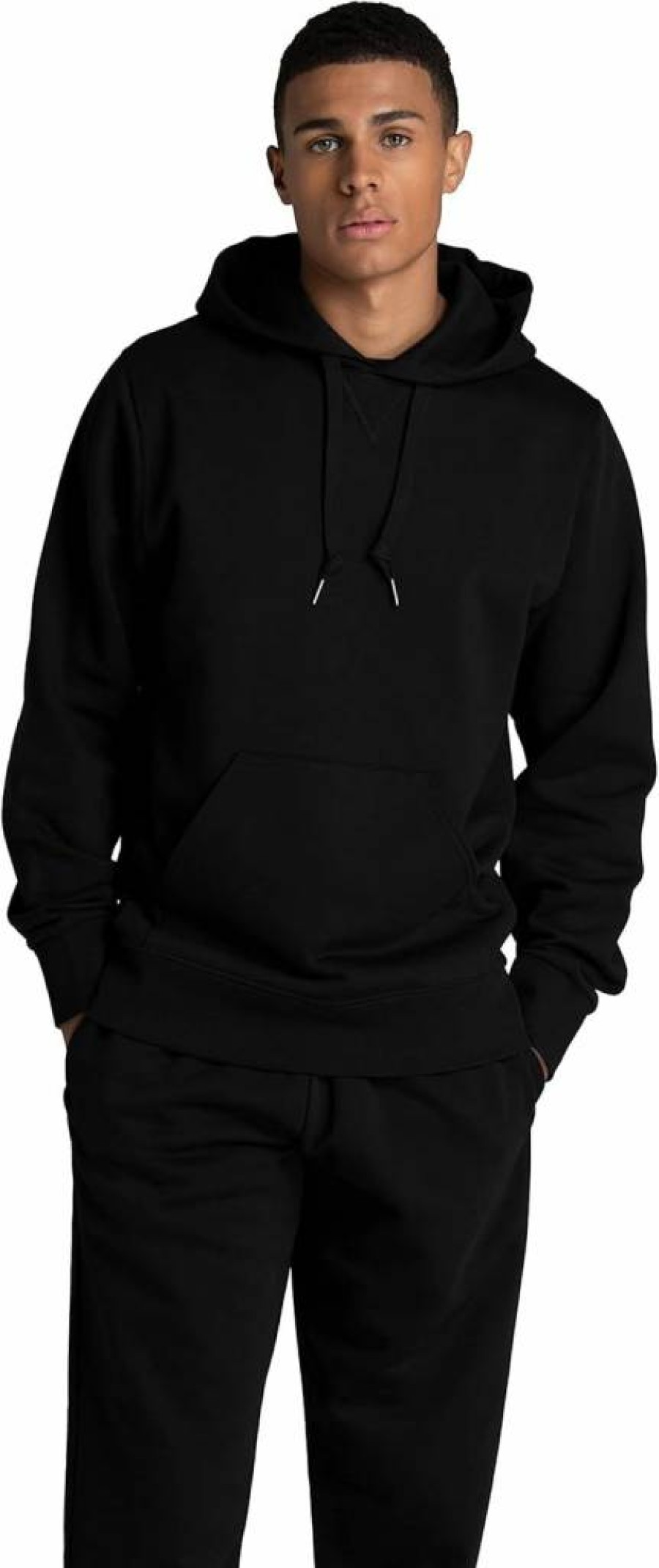 Fruit of the Loom Men's Soft Cotton Blend Fleece Crewneck Sweatshirt & Hoodie - Comfort Pullover, Sizes S-2X, Black