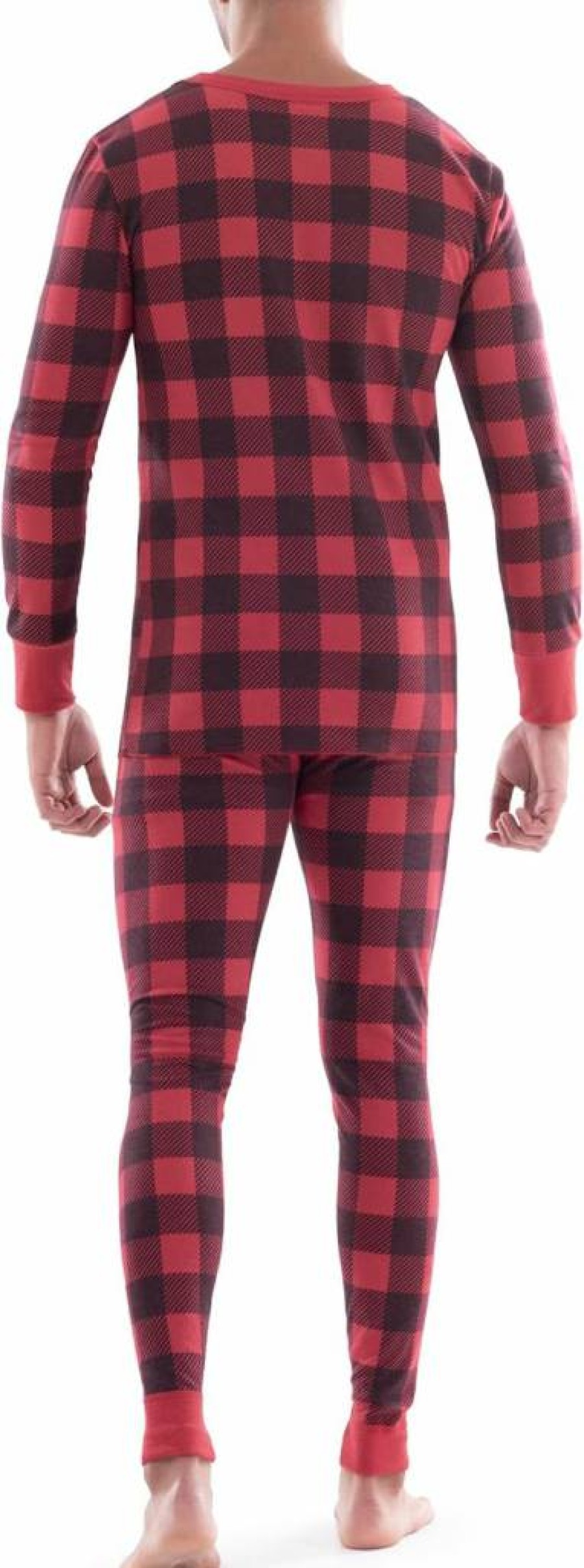 Fruit of the Loom Men's Eco-Friendly Recycled Waffle Thermal Underwear Set - Top & Bottom for Winter Warmth