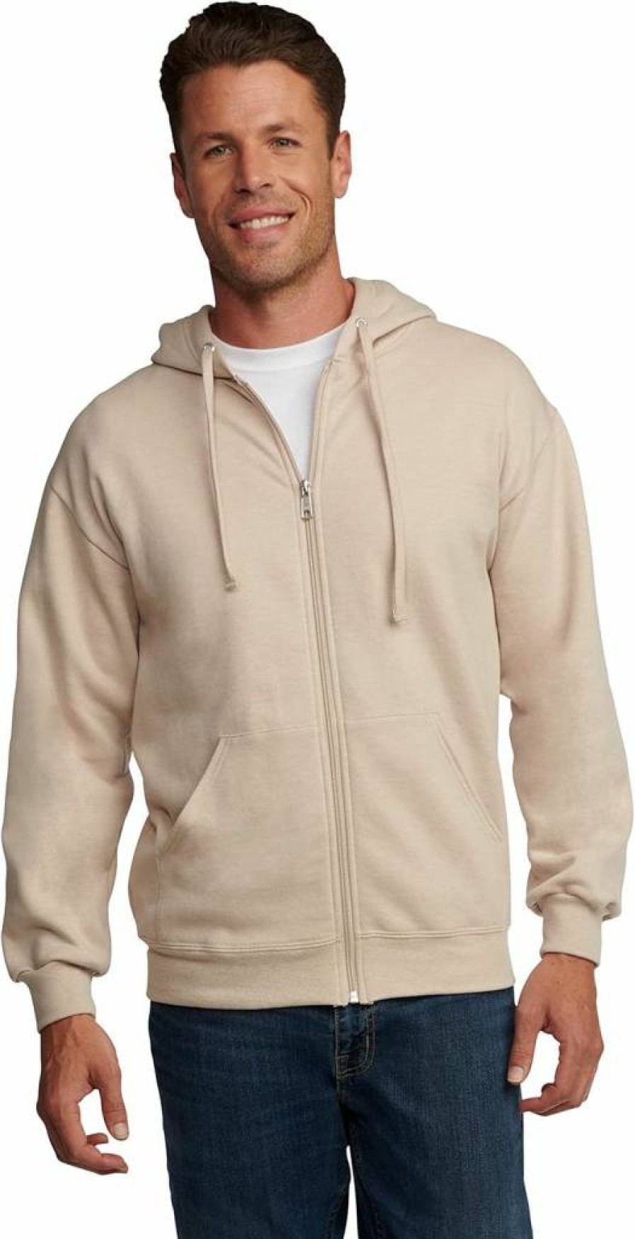 Fruit Of The Loom Eversoft Fleece Hoodies for Men & Women - Moisture Wicking, Breathable Pullover & Full Zip Sweatshirts (Sizes S-4X)
