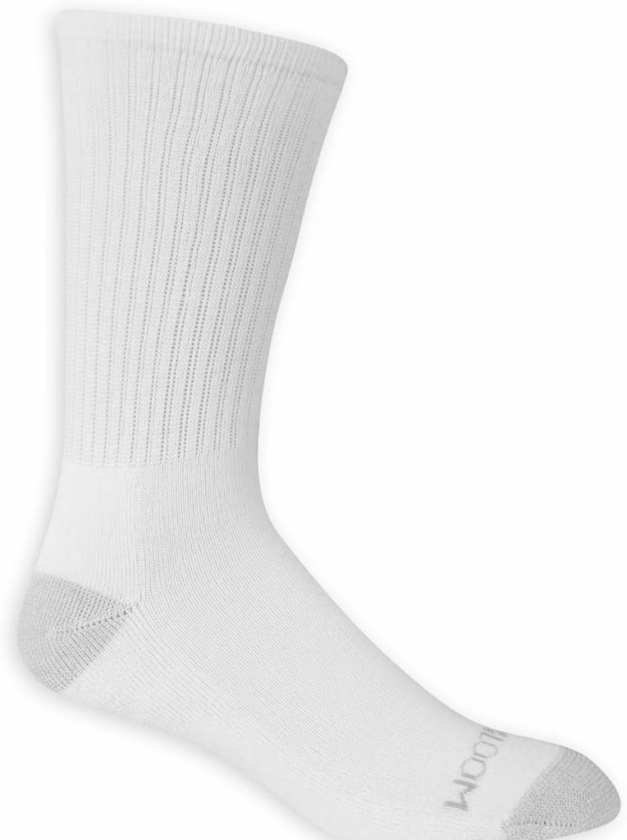 Fruit of the Loom Men's Dual Defense Crew Socks - Moisture-Wicking & Odor-Resistant Work Socks