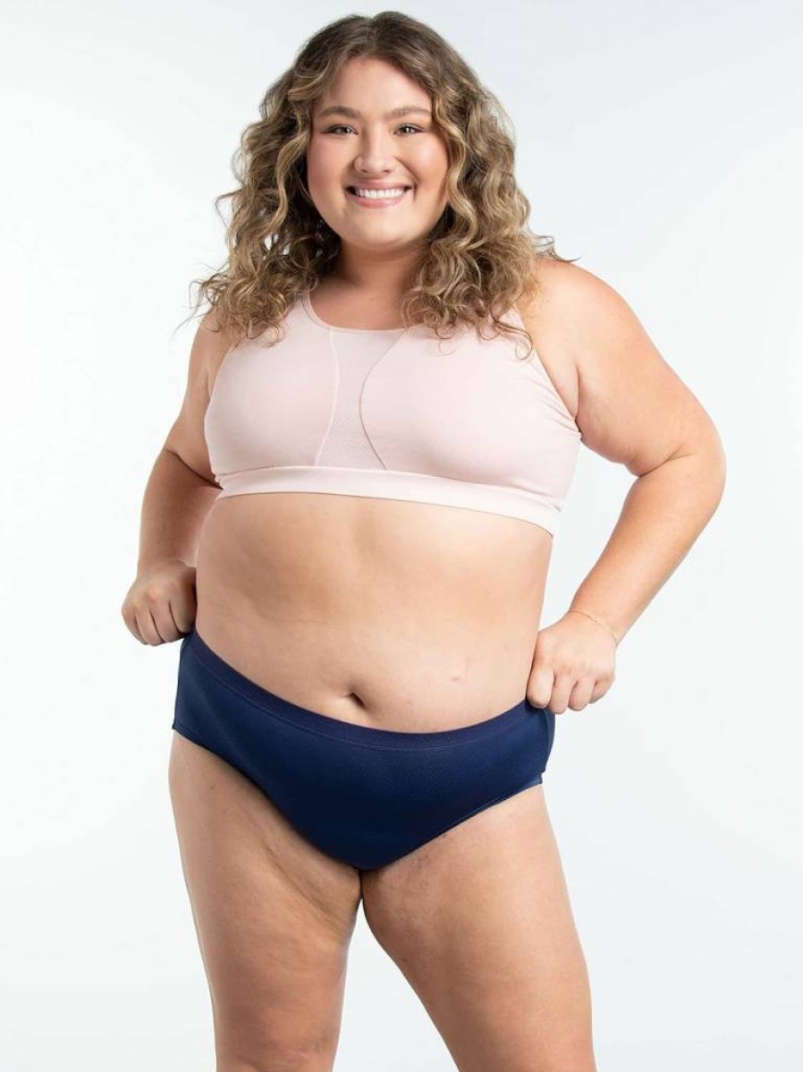 Fruit of the Loom Women's Breathable Hipster Panties - 6 Pack Micro Mesh Underwear for Regular & Plus Size