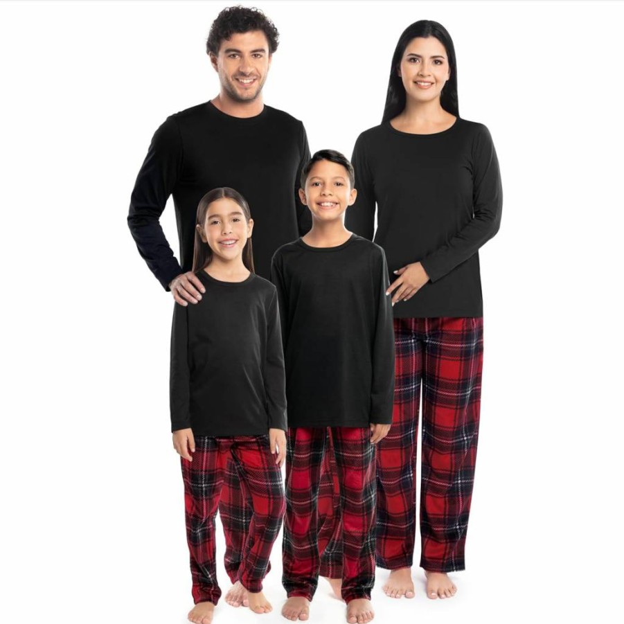 Fruit of the Loom Family Matching Holiday Pajama Sets for Women, Men, Kids - Cozy Christmas Sleepwear