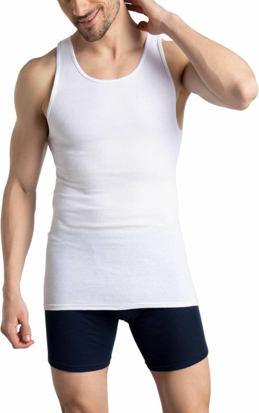 Fruit of the Loom Men's Moisture Wicking A-Shirt Sleeveless Undershirt - Breathable Tag-Free Tank Top for Comfort