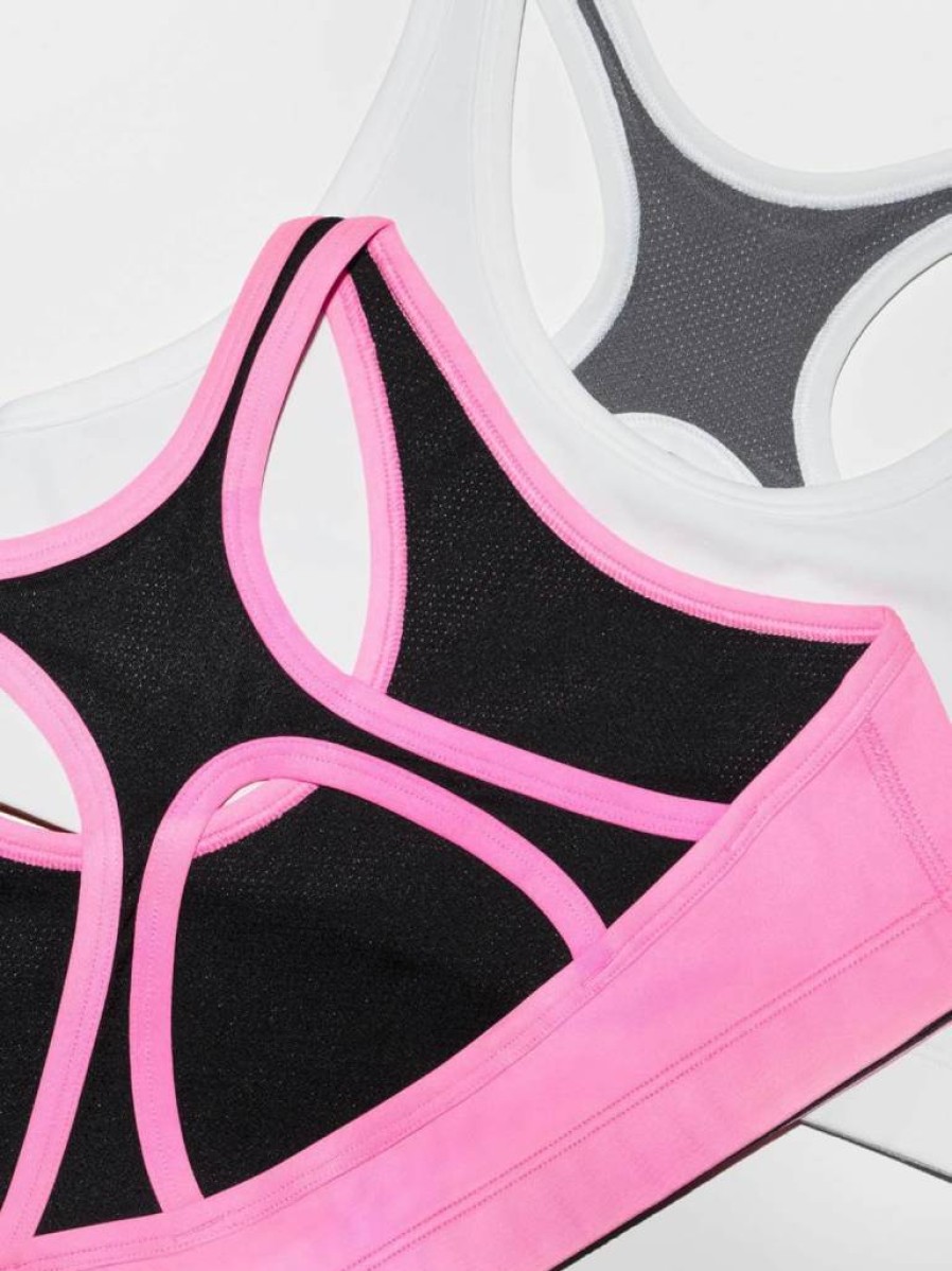 Fruit of the Loom Girls' Stay Dry Racerback Sports Bra - Breathable Moisture-Wicking Workout Top for Active Teens
