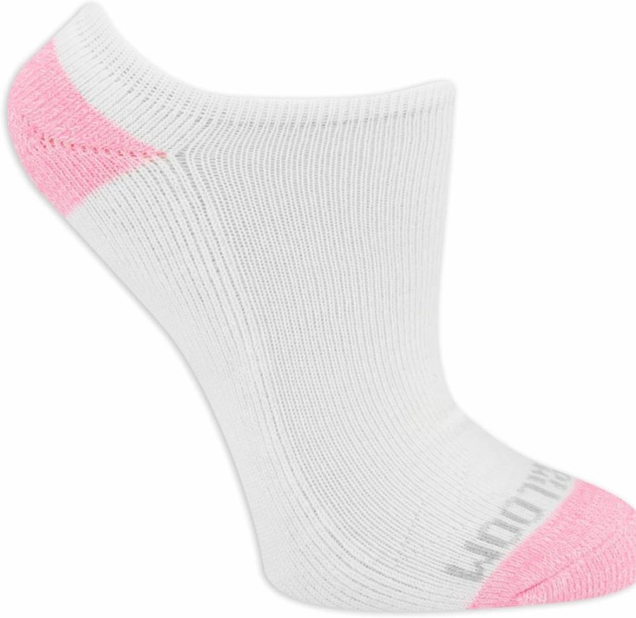 Fruit of the Loom Women's No Show Socks 10-Pack - Soft Cushioned Everyday Ankle Socks