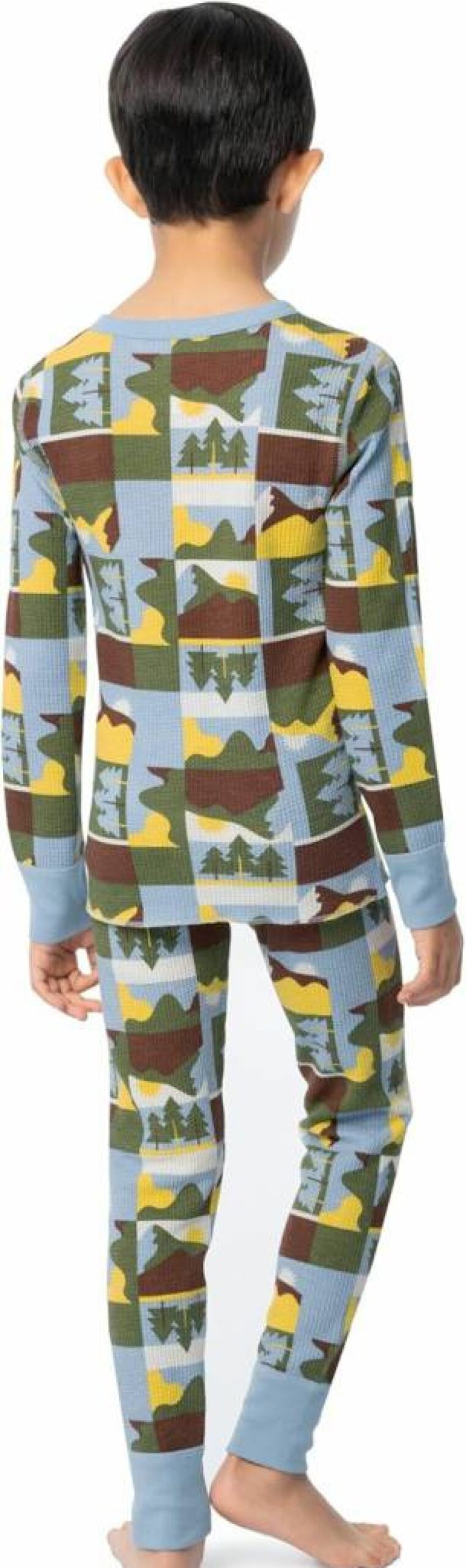 Fruit Of The Loom Boys' Thermal Underwear Set - Premium Waffle Knit Long Sleeve Shirt & Pants for Kids