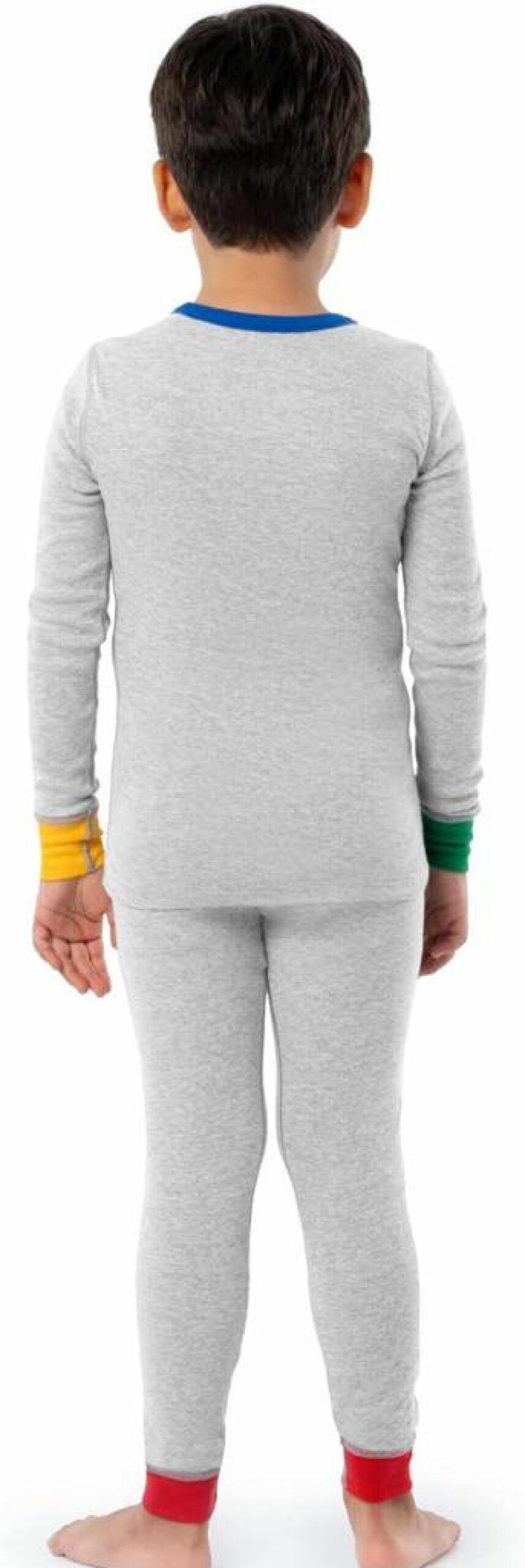 Fruit of the Loom Boys' 4-Piece Snug Fit Pajama Set - Comfortable Kids Sleepwear