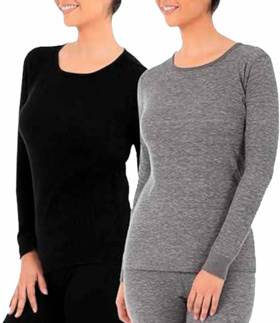 Fruit of the Loom Women's Premium Thermal Waffle Knit Long Sleeve Shirt