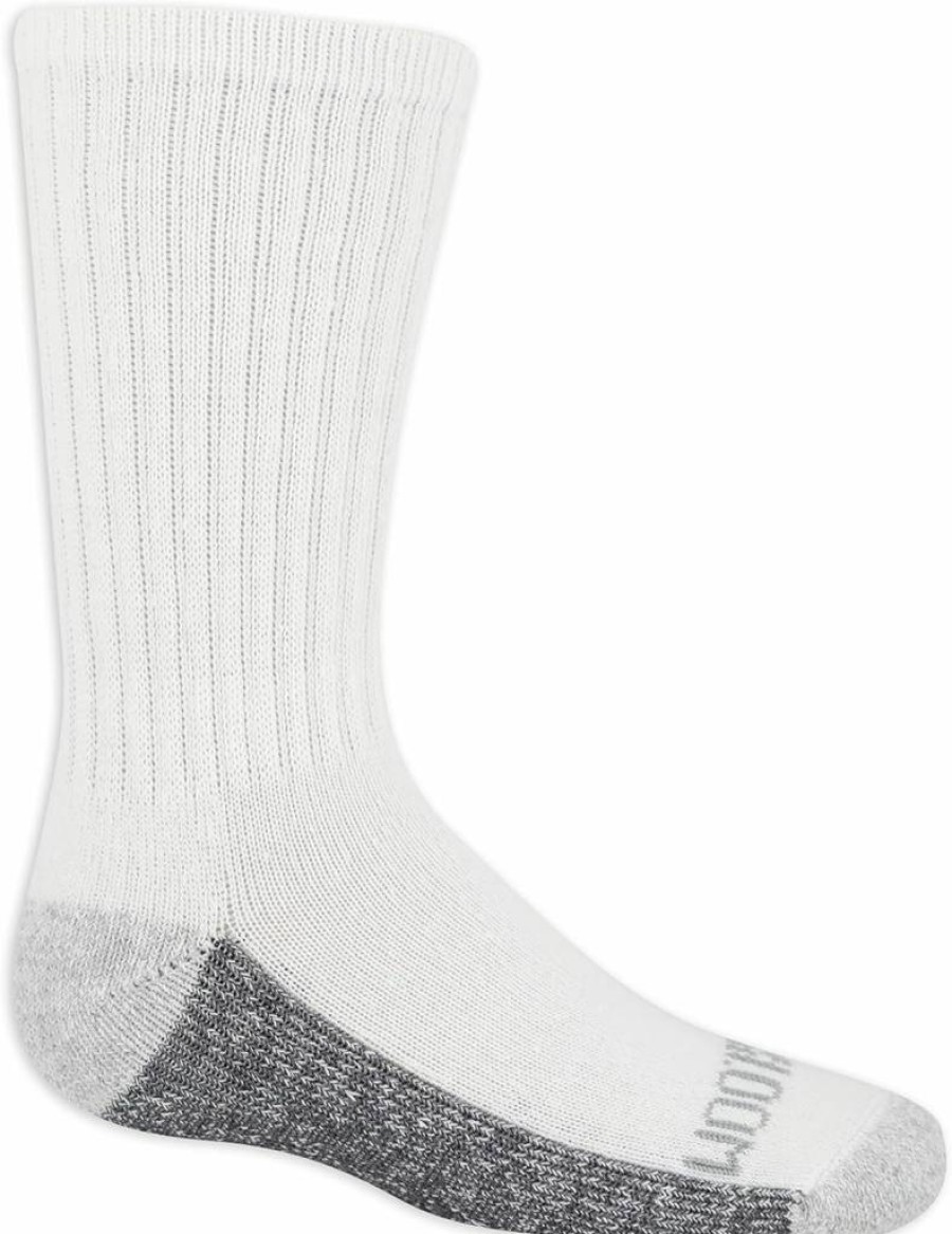 Fruit of the Loom Boys' 10-Pack Dual Defense Crew Socks for Everyday Comfort and Durability
