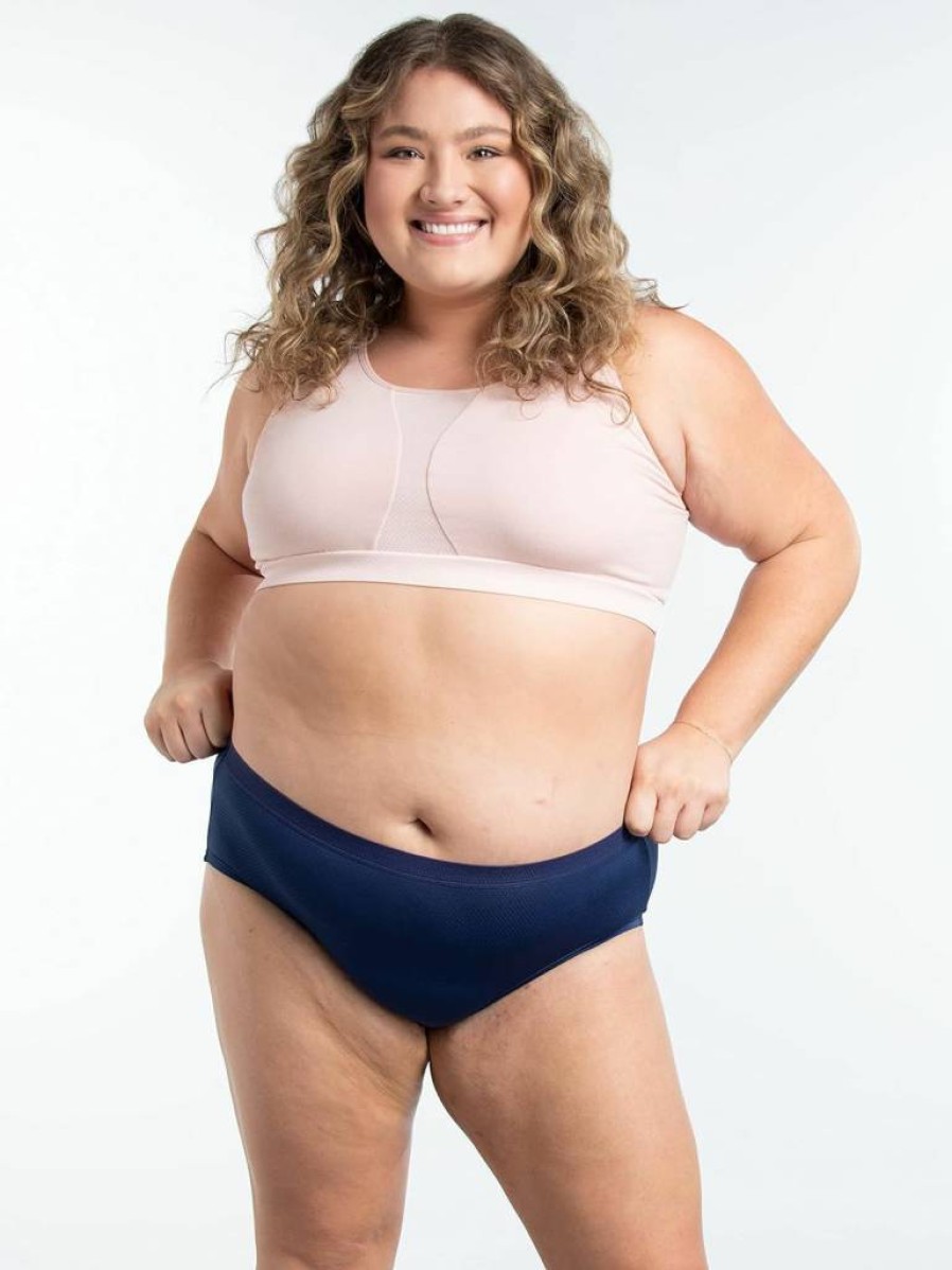 Fruit of the Loom Women's Breathable Hipster Panties - 6 Pack Micro Mesh Underwear for Regular & Plus Size