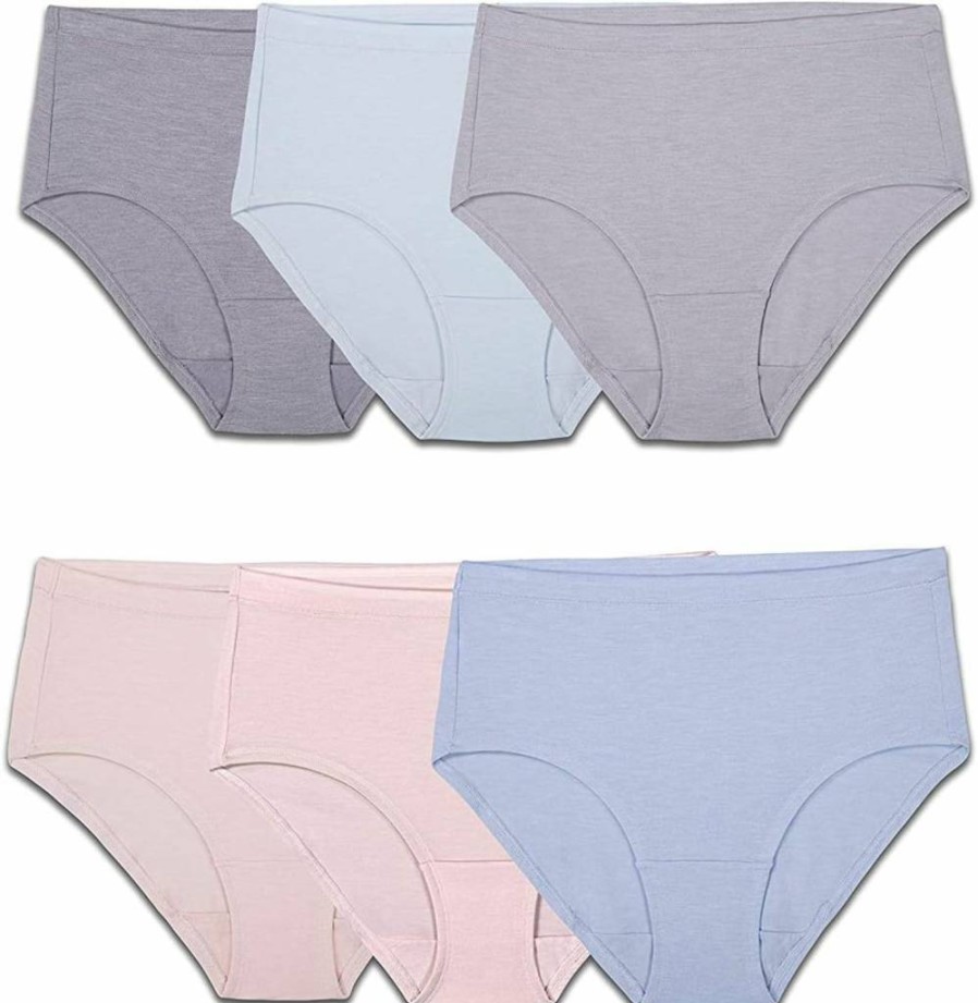 Fruit of the Loom Women's BeyondSoft Plus Size Underwear - Super Soft, Comfort-Focused Design for All-Day Wear