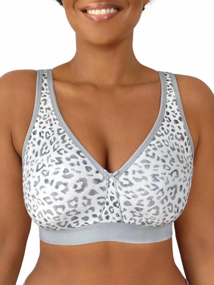 Fruit of the Loom Women's Plus-Size Wireless Bra - Soft Cotton Comfort, Support & Breathable Fit for Everyday Wear