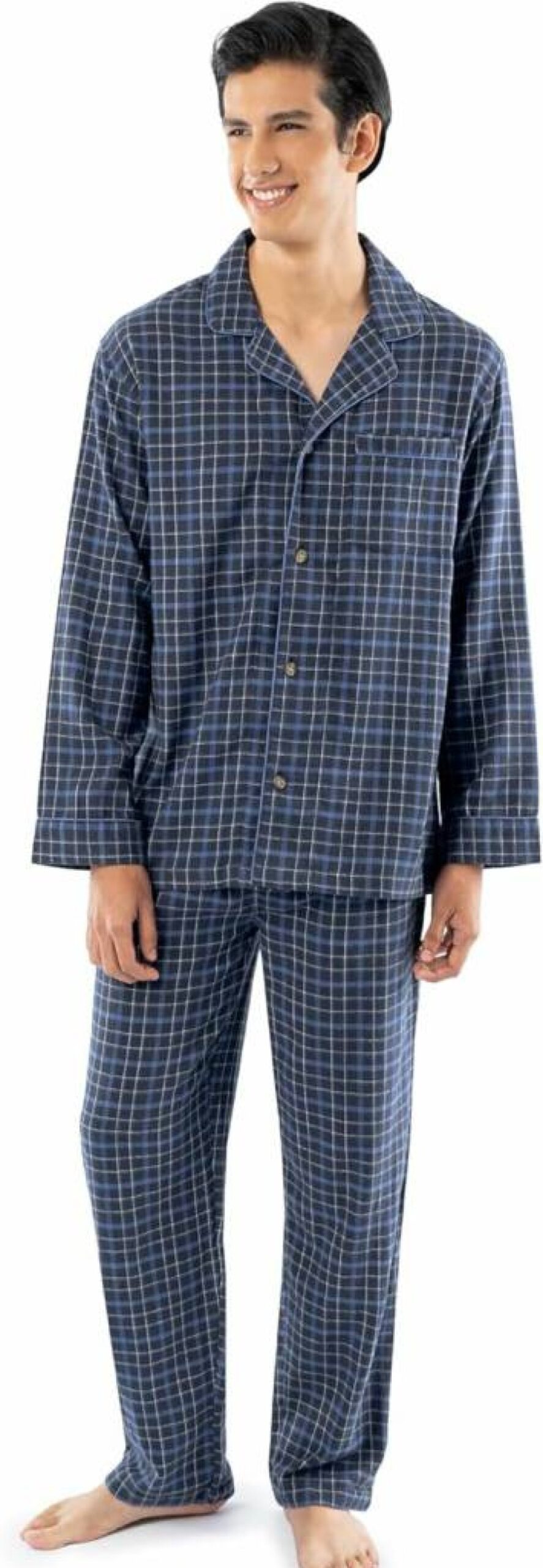 Fruit of the Loom Men's Flannel Pajama Set - Soft Sleepwear for Comfort & Warmth