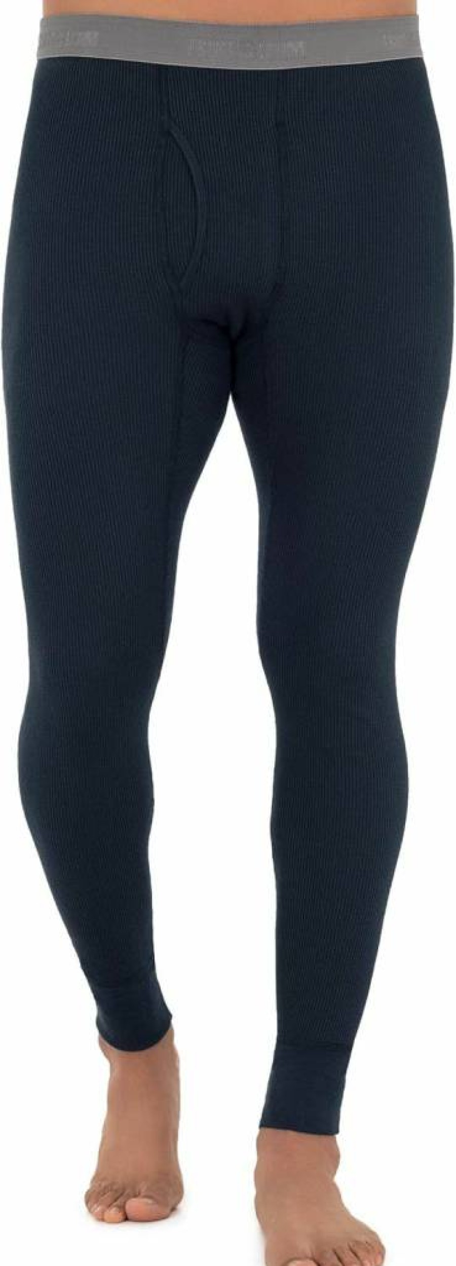 Fruit of the Loom Men's Eco-Friendly Recycled Cotton Waffle Thermal Underwear Long Johns Bottom Base Layer