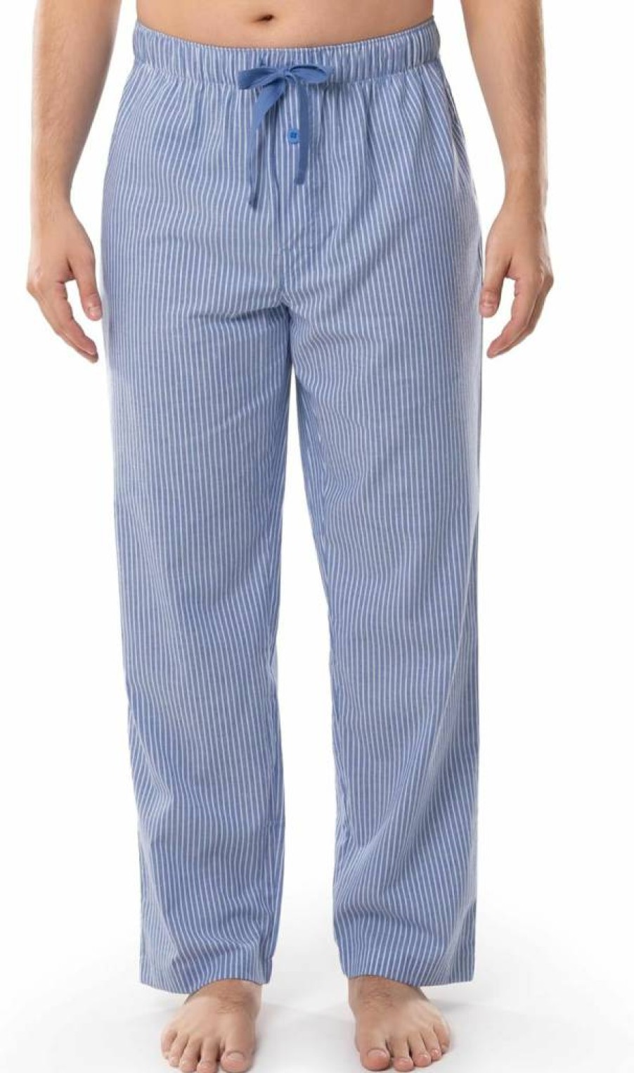 Fruit of the Loom Men's Comfortable Woven Sleep Pajama Pants - Soft Broadcloth Lounge Pants for Relaxation