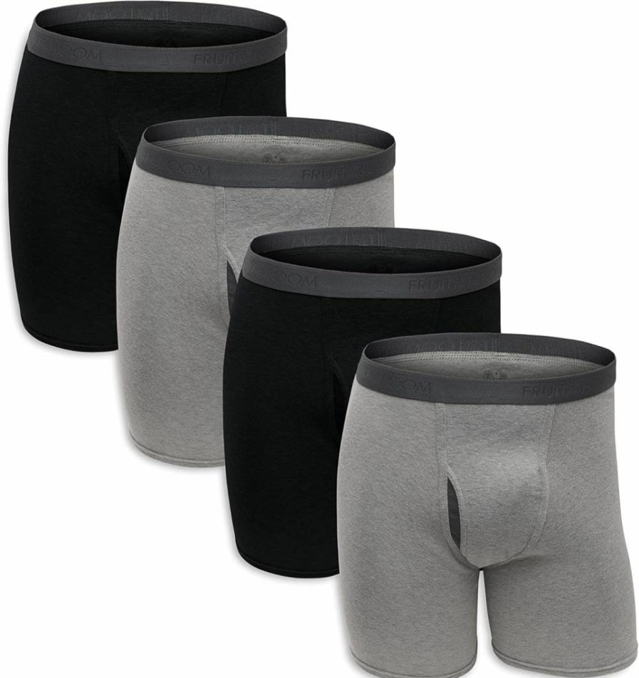 Fruit of the Loom Men's Cotton Underwear - Tag-Free Comfort for Regular & Big & Tall Sizes