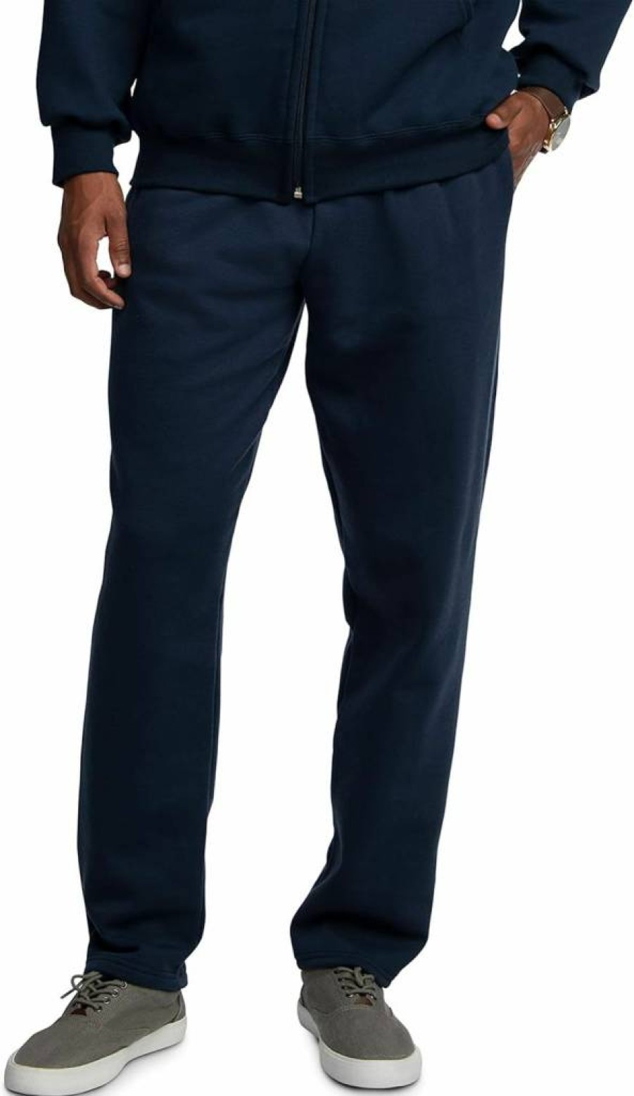 Fruit of the Loom Men's Eversoft Fleece Sweatpants with Pockets - Moisture Wicking, Breathable Joggers for Men (Sizes S-4X)