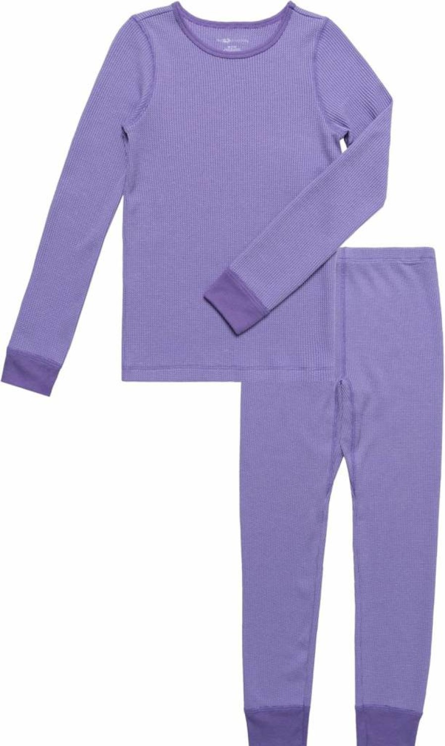 Fruit of the Loom Girls' Thermal Underwear Set - Soft Waffle-Knit Winter Base Layer Top & Bottom