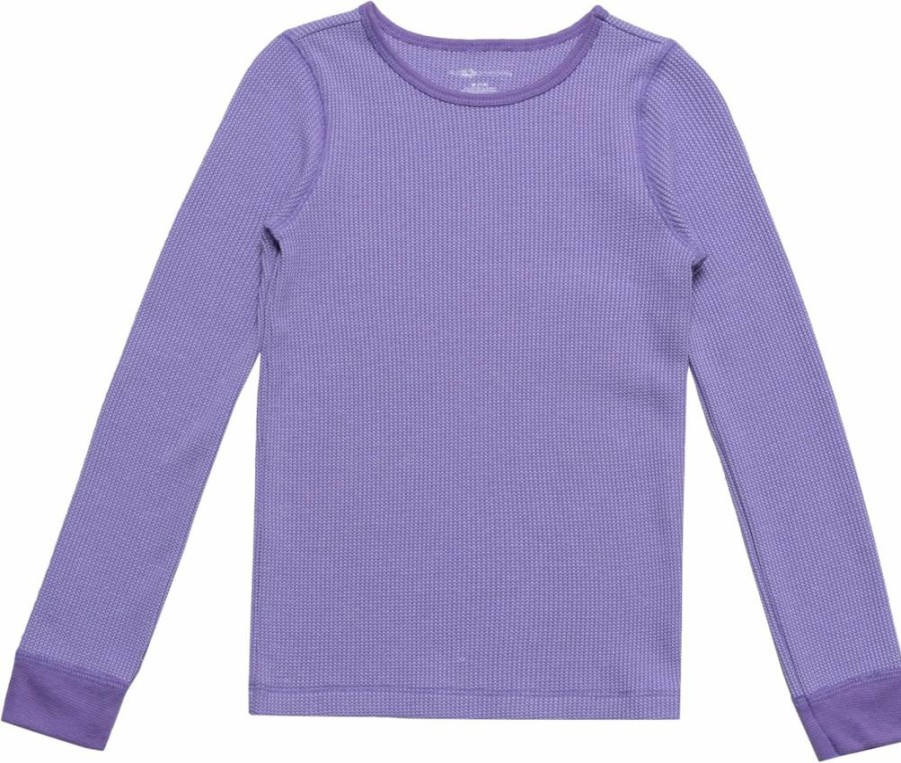 Fruit of the Loom Girls' Thermal Underwear Set - Soft Waffle-Knit Winter Base Layer Top & Bottom