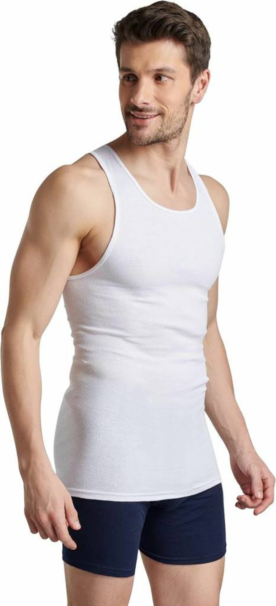 Fruit of the Loom Men's 100% Cotton Tagless Undershirts - Regular & Big & Tall Sizes Comfort Fit Crew Neck Tees