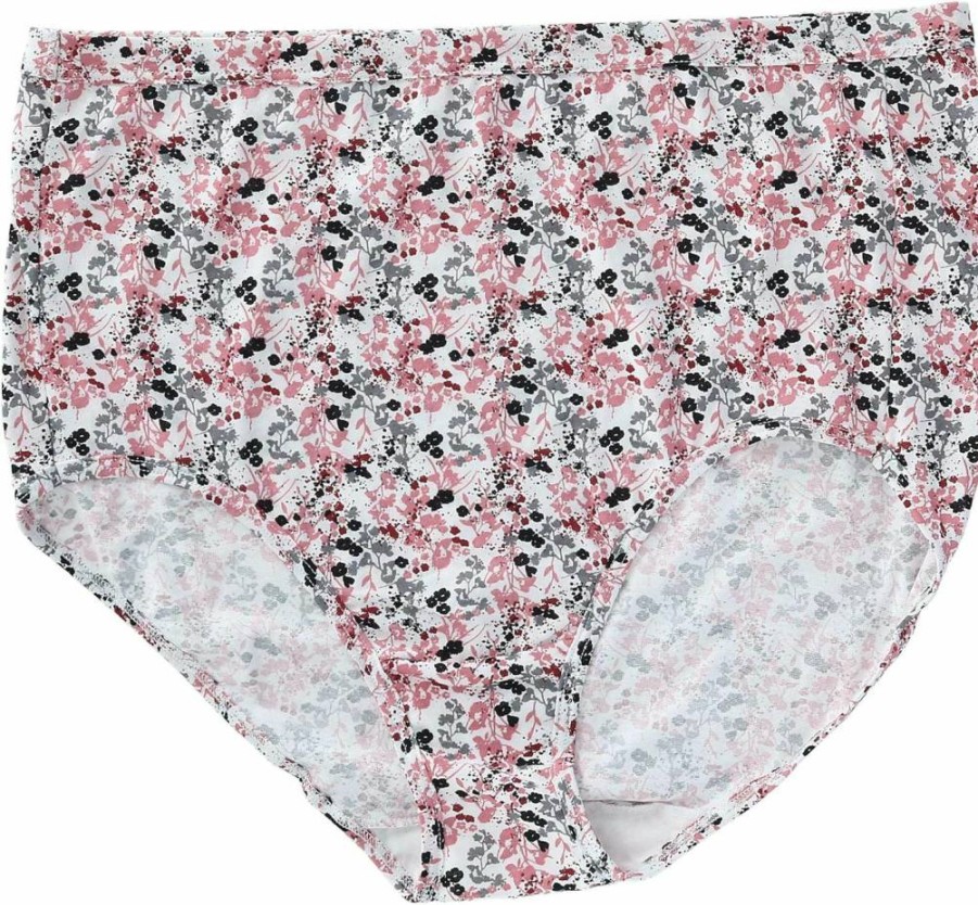 Fruit of the Loom Women's Cotton Brief Underwear - Tag-Free, Breathable, Plus Size Options - Eversoft Comfort