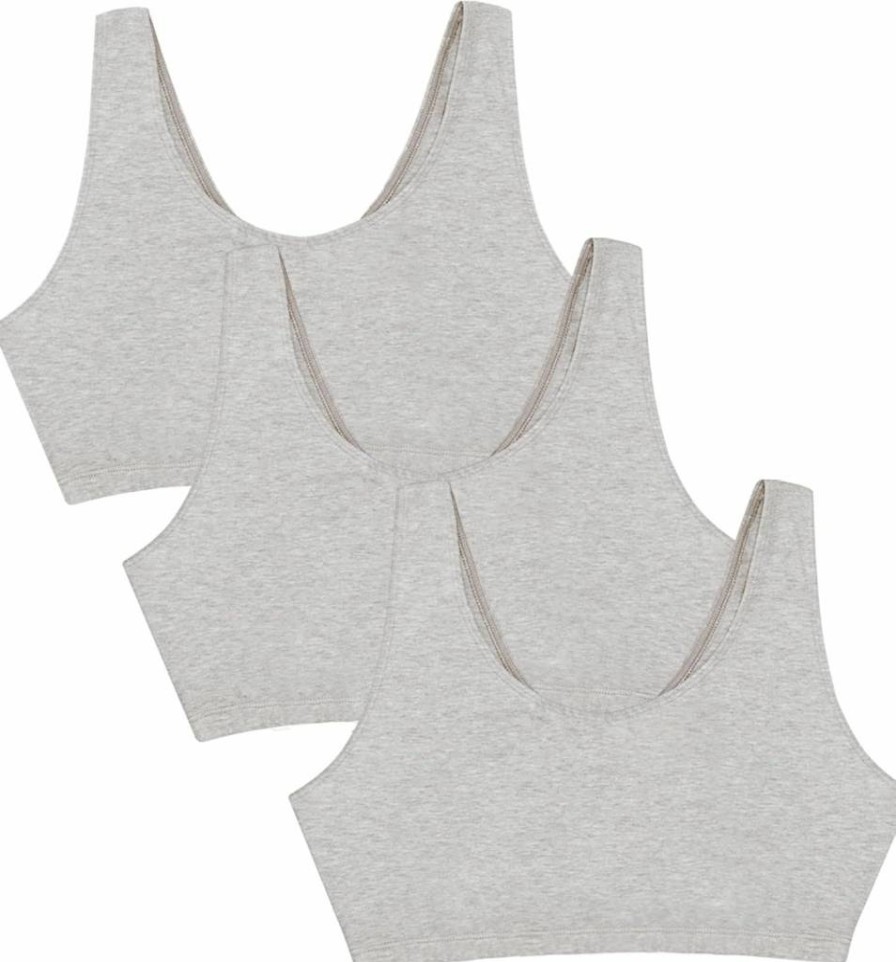 Fruit of the Loom Women's Built-Up Sports Bra - Comfortable Tank Style Workout Top