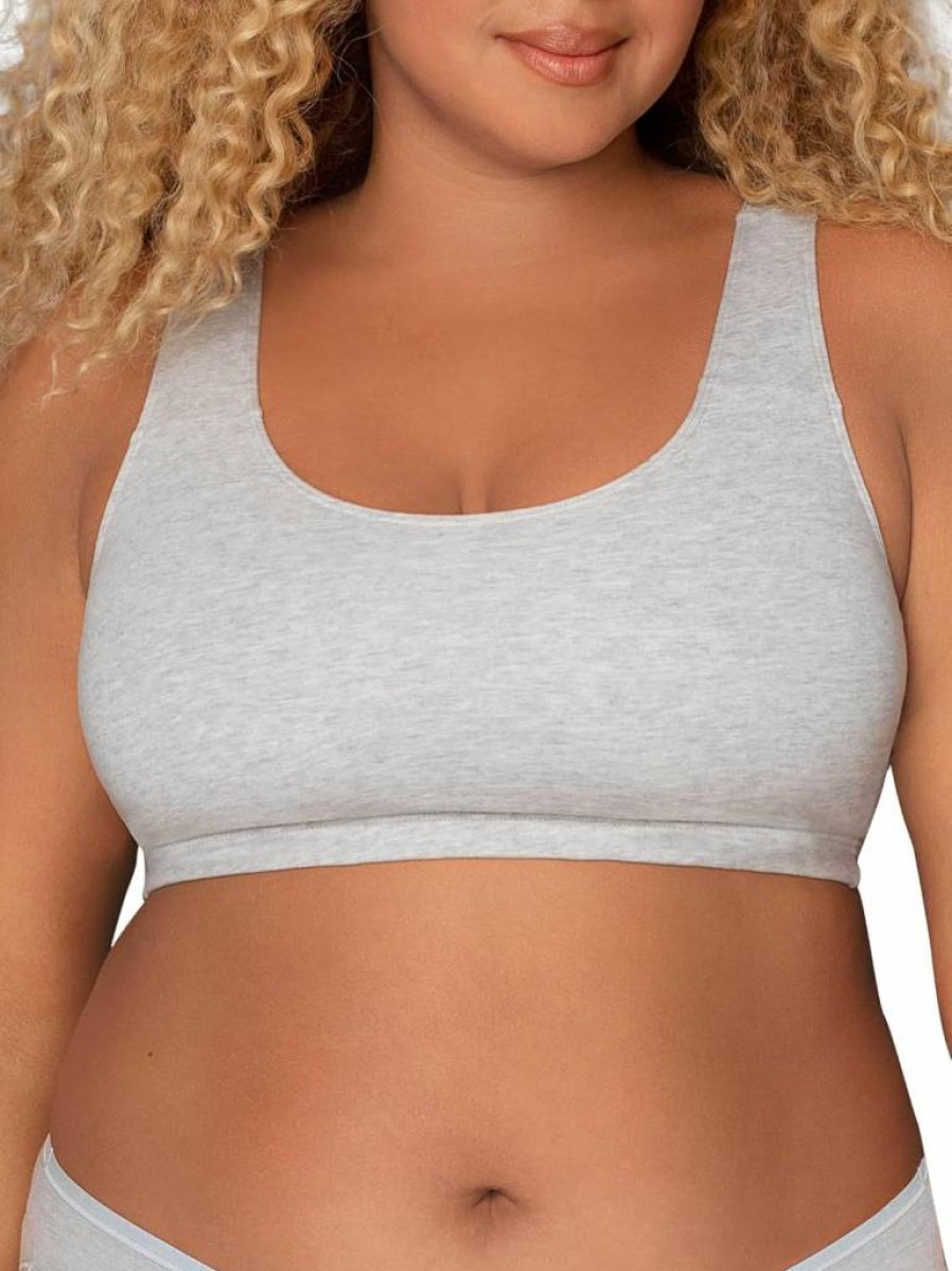Fruit of the Loom Women's Built-Up Sports Bra - Comfortable Tank Style Workout Top