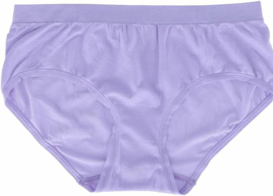 Fruit of the Loom Girls' Seamless Cotton Underwear Multipack - Soft Breathable Panties for Kids - Assorted Colors & Sizes