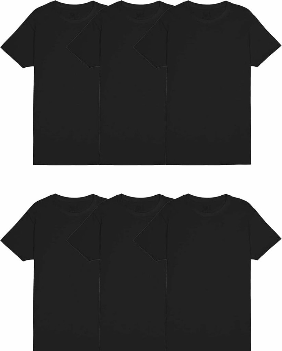 Fruit of the Loom Men's Moisture Wicking Crew Neck Undershirt - Tag Free, Big & Tall Sizes Available