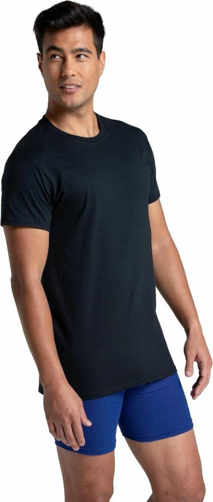 Fruit of the Loom Men's Moisture Wicking Crew Neck Undershirt - Tag Free, Big & Tall Sizes Available