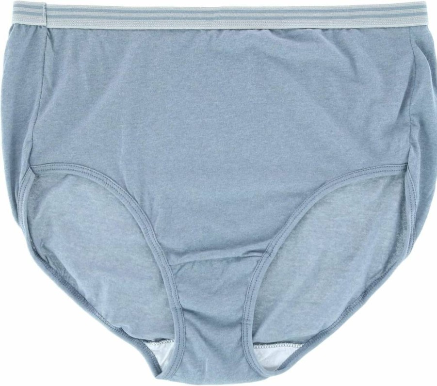Fruit of the Loom Women's Plus-Size Cotton Briefs Underwear 6-Pack, Assorted Colors, Comfort Fit