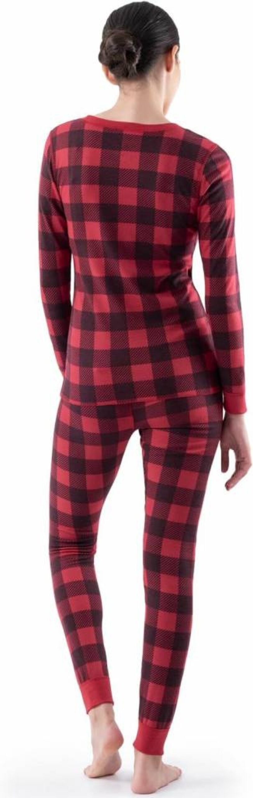 Fruit of the Loom Women's Micro Waffle Thermal Set - Soft & Comfortable Winter Pajamas